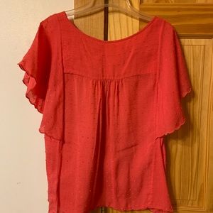 Anthropologie Tops - Anthropologie Maeve flutter sleeve top Anthropologie Tops - Anthropologie Maeve flutter sleeve top